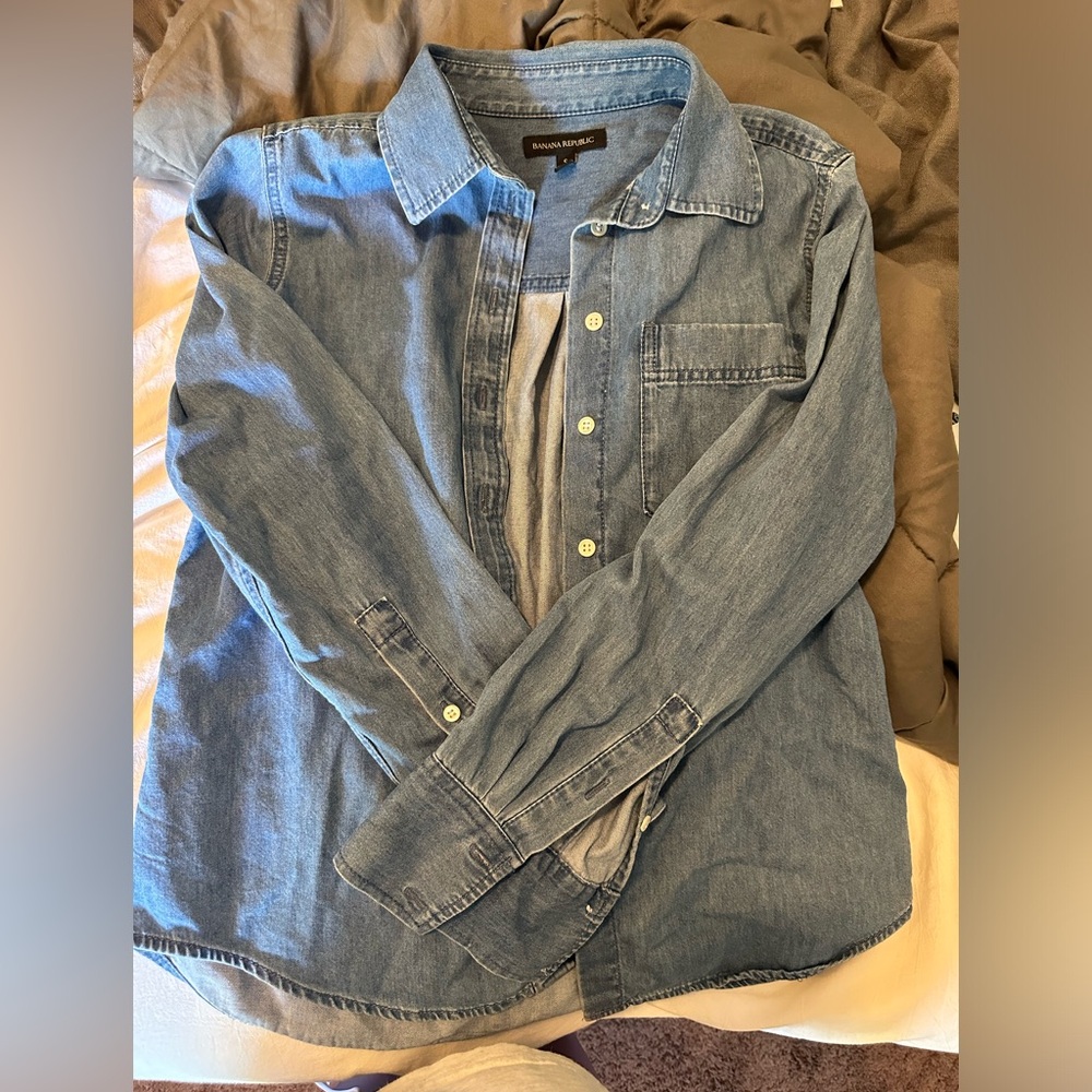 Denim Banana Republic Button Down